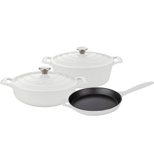 Set De Ollas 5 Piezas La Cuisine Esmaltada Hierro Fundido