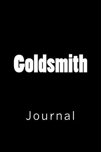 Goldsmith Journal, 150 Lined Pages, Softcover, 6 X 9