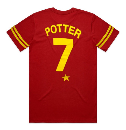 Imagem 3 de 10 de Camiseta Harry Potter Uniforme Hogwarts Grifinoria Quadribol