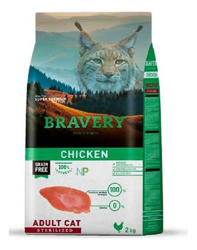 Bravery Chicken Adult Cat Sterilized 7 Kg