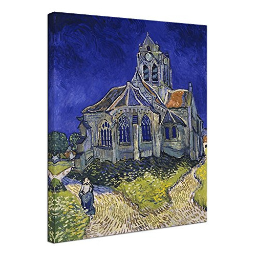 Wieco Art  Iglesia En Auvers Lona Impresiones Por Vincent Va