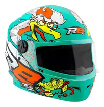 Comprar Capacete Moto Fechado Pro Tork R8 Rocket Chicken Fosco Cor P