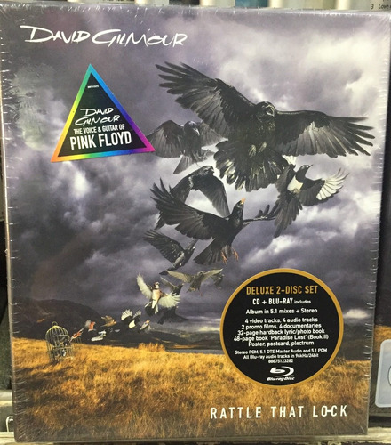 David Gilmour Rattle That Lock Box Set Cd Y Blu-ray Import