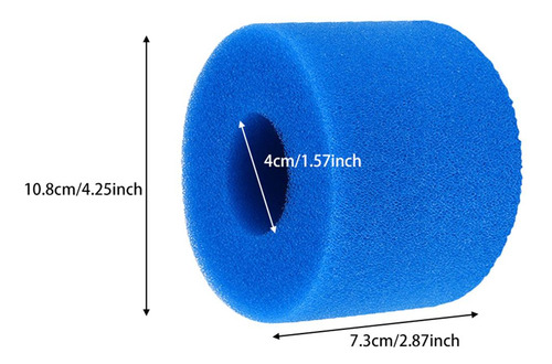 - 2 For Filtro De Espuma Reutilizable For Piscina De Spa
