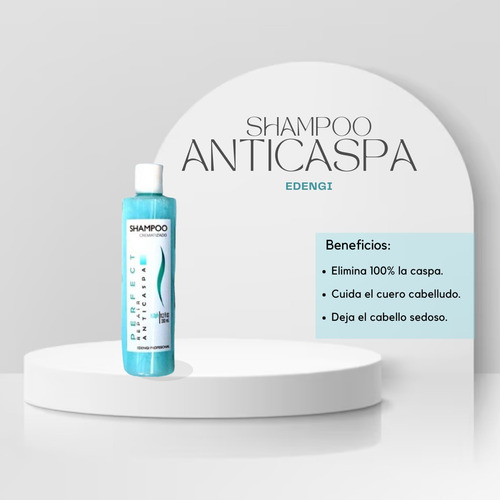  Adios A La Caspa Potente Shampoo Natural Crematizado Edengi