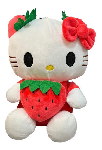 Hello Kitty Peluche Fresa Baby 25 Cm Importado Original