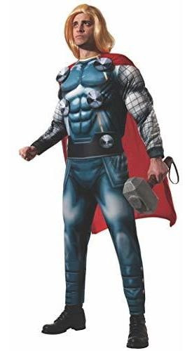 Thor Marvel Deluxe Traje Clásico Masculino Adulto Rubie, Mul