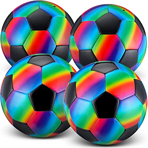 Tradder 4 Pcs Soccer Ball With Pump Christian Charity Donati