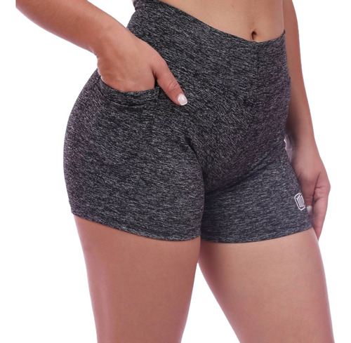 Short Pantaloneta Con Bolsillo Para Mujer | Short Deportivo