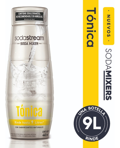 Sodastream Soda Mixer Tonica Saborizante Gaseosas Bebidas