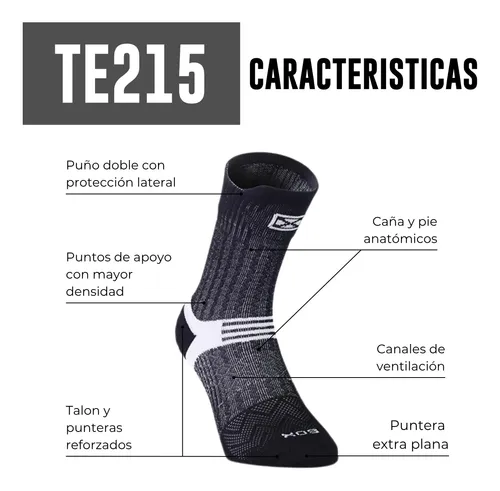 Medias Cortas Sox Compresion Pack X2 Running Adulto