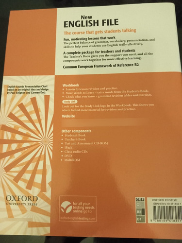 New English File Upper Intermediate Workbook - Oxford (Usado)