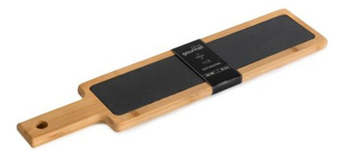 Tabla De Bambu Y Piedra Gastronómica 55x12 Cm