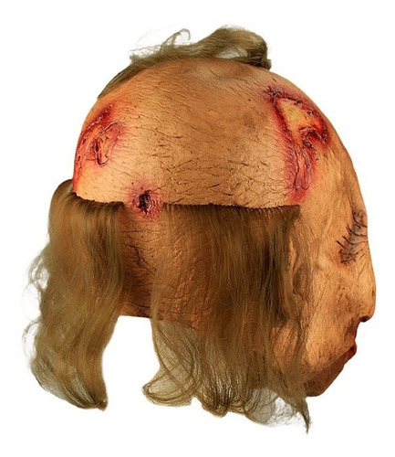 Máscara Látex Zombie Rotten Gums Terror Halloween Ghoulish Color Beige
