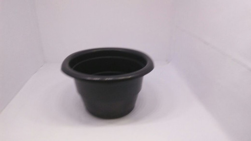Imagem 3 de 6 de 10 Vaso Preto Plástico Reforçado Flor Jardim Planta