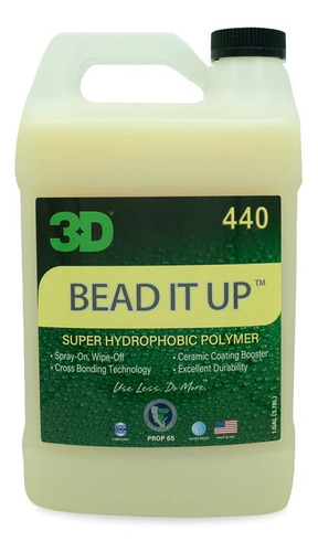 Imagen 1 de 1 de Cera Cerámico Spray Silicio Sio2 3d Bead It Up Galon