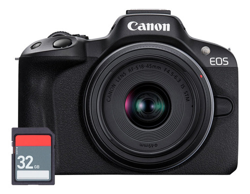 Eos R50 Rf 18-45mm  +sd 32gb +  Curso Online  + Garantía