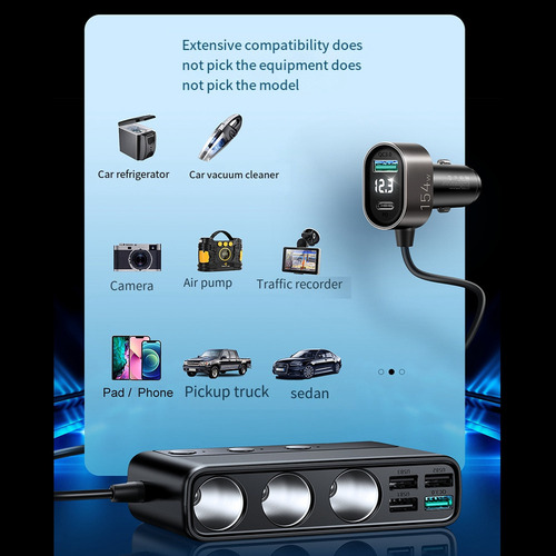 C Adaptador De Cargador De Coche Joyroom, 154 W, 9 En 1,