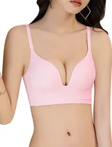 Comprar Sujetador Mujer Sin Aros Push Up Con Relleno Sostenes Básico