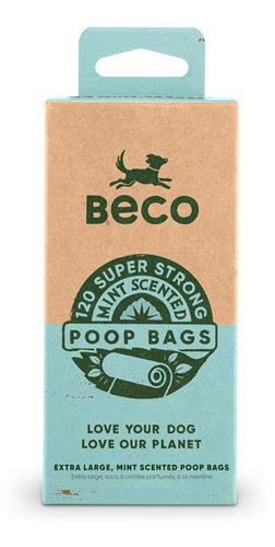 Beco Pack 8 Rollos Bolsas Biodegradables Olor Menta 120u