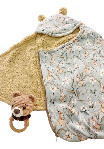 Bolsa Dormir Portaenfant Oso Corderito Soft Chocolette Bebes