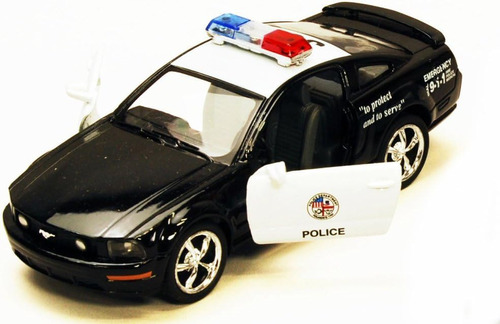 Kinsmart Ford Mustang Gt Police 2006 Black White 1-38 Toywon