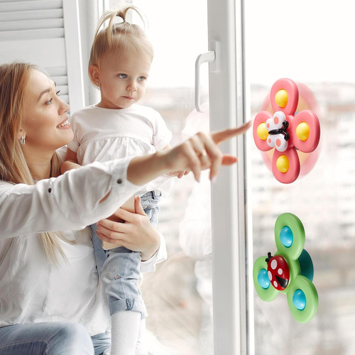 Juguetes Giratorios Para Bebés Spinners De Succión Para Bebé