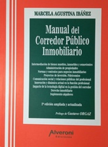 Manual Del Corredor Público Inmobiliario Ibáñez 