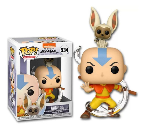 Figura de acción  Aang Com Momo 36463 de Funko Pop! Animation