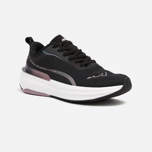 Zapatillas New Athletic Running Frohc142 Negro Con Uva Mujer