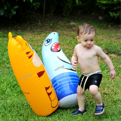 Imagen 4 de 8 de Juego Involcable Inflable Boxeo Juguete Niños Y Bebes Pileta