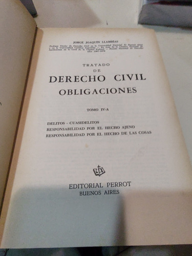 Llambias Tratado De Obligaciones Tomos 4 A Y 4 B Daños (Usado)
