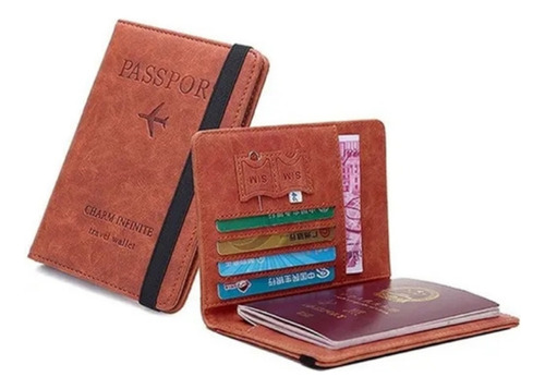 Funda Tipo Cartera Con Blindaje Rfid Para Pasaporte