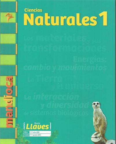 Ciencias Naturales 1 - Serie Llaves - Mandioca