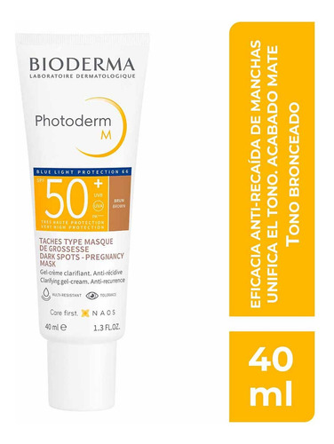 Protector Solar Bioderma Photoderm M Manchas Spf50+ T.brown