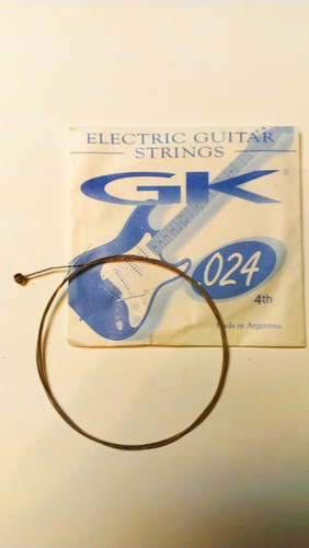 Cuerda Detallada 4ta Re Para Guitarra Eléctrica