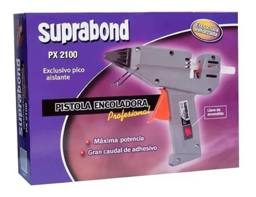 Pistola Encoladora Silicona Suprabond Profesional Px2100 