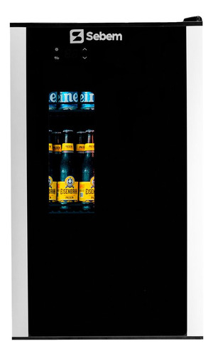 Geladeira Pequena Para Cerveja 108 Latas -6°c Sebem Cor Preto 127V
