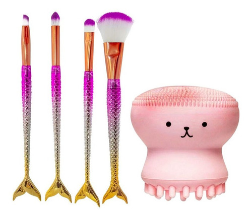 Imagem 4 de 5 de Kit Infantil C Maquiagem Maleta + Batom Brilho Esmalte Bz123