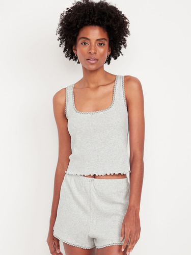 Pijama Top Playera Sin Mangas Mujer Dama Old Navy