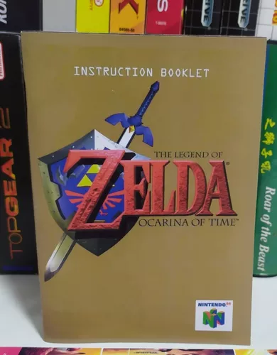 MANUAL - THE LEGEND OF ZELDA OCARINA OF TIME - NINTENDO N64