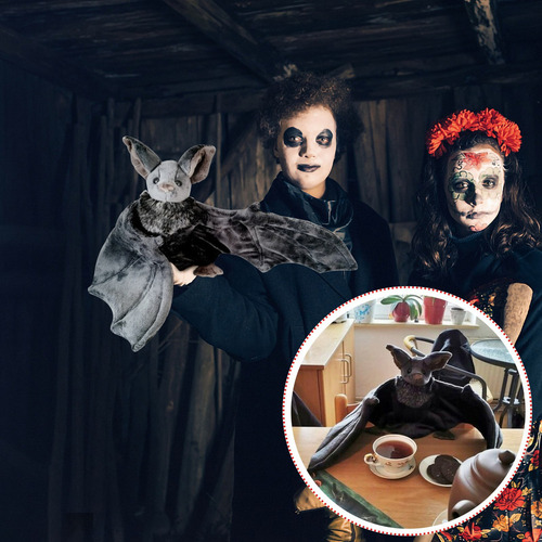 Peluche De Murciélago De Peluche De Halloween Juguetes Tímid
