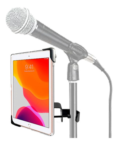 Imagen 1 de 10 de Soporte De iPad Tablet Para Pie Microfono Sip109