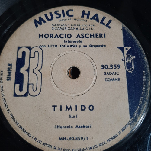 Simple Horacio Ascheri Lito Escarso Music Hall C17