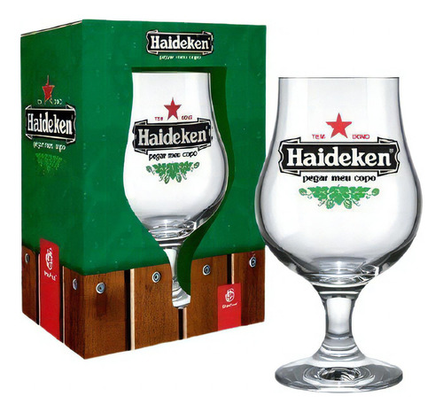 Copo Taça Dublin Chopp Personalizado 400ml Vidro Brasfoot Cor Haideken