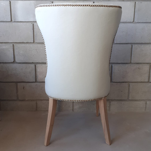 Imagen 7 de 10 de Silla Comedor Cabecera Capitone Madera Paraiso Premium
