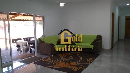 Chácara Com 3 Dormitórios À Venda, 1187 M² Por R$ 490.000,00 - Jardim Ouro Branco - Ribeirão Preto/sp - Ch0011