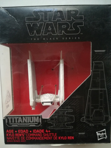 Nave Star Wars Hasbro Black S Titanium Kylo Rens Fig #03