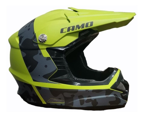 Imagen 2 de 5 de Casco Cross Power Maxx Camo