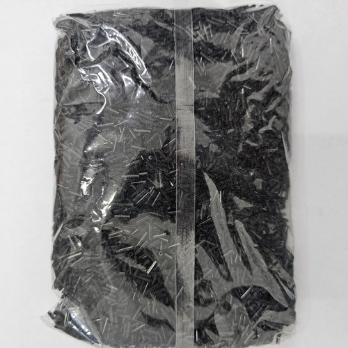 Canutillos Para Bijou, Bordado, Artesanias 7 Mm X 500g. Negro